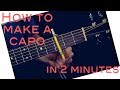 How to Make a Capo for your guitar in 2 minutes / DIY CAPO (Very easy)