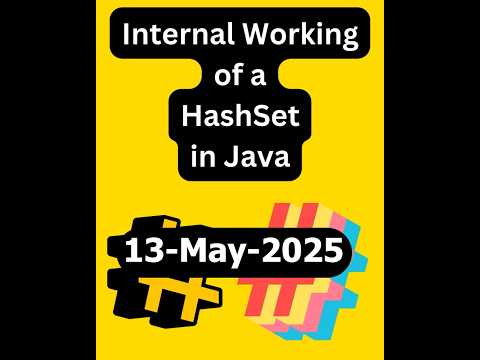 Day-133: How Does HashSet Work Internally? 😲 | Java Interview Gold #java #shorts