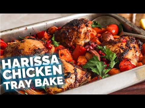 How To Make Harissa Chicken Traybake (Easy & High Protein)