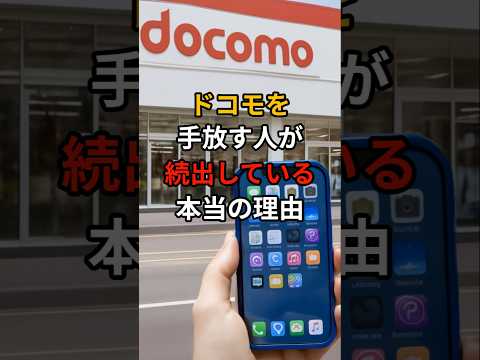 The secret behind the increasing number of people abandoning Docomo