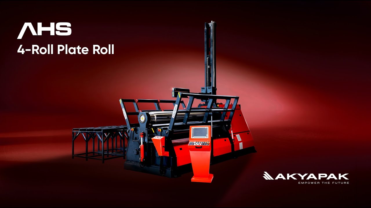 AHS 3-roll plate bending machine
