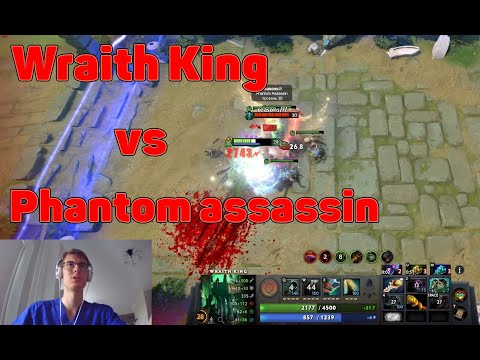 Wraith king vs Phantom assassin Dota 1x6 Final