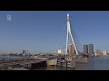 Constructie bovenleiding tram knapt: Erasmusbrug dicht