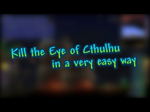 [Master Mode] Kill the Eye of Cthulhu in a very easy way -Terraria 1.4