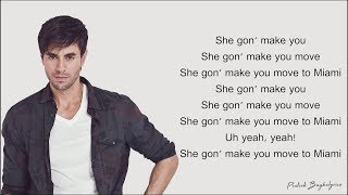 Enrique Iglesias - MOVE TO MIAMI (Lyrics) ft. Pitbull