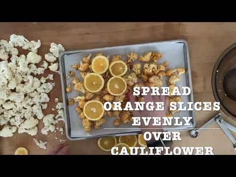 Turmeric Oven Roasted Cauliflower Recipe