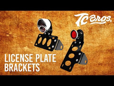 TC Bros. - Side Mount Tail Light/ License Plate Brackets