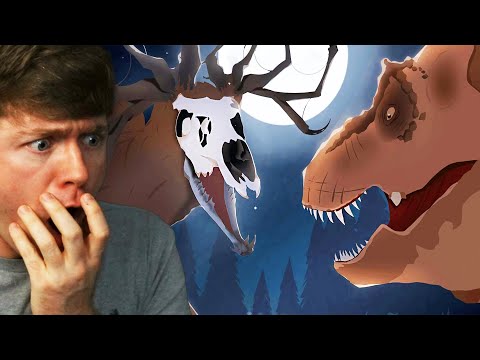 Reacting to WENDIGO vs T-REX in the ULTIMATE BATTLE!