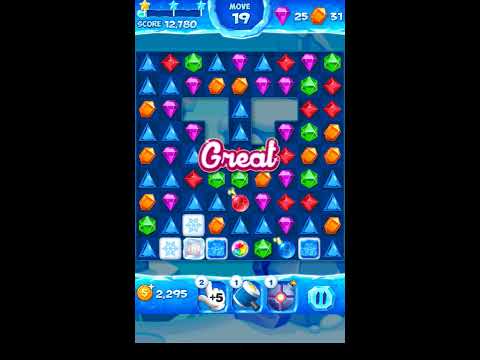 Jewel Pop Mania:Match 3 Puzzle Level 108 ( Ice Cream Town Episode ) - Walkthrough ( No Booster )
