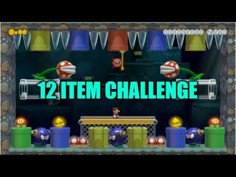 Levels Created Using Only 12 Items! Super Mario Maker 2 12 Item Challenge Playthrough Round 2