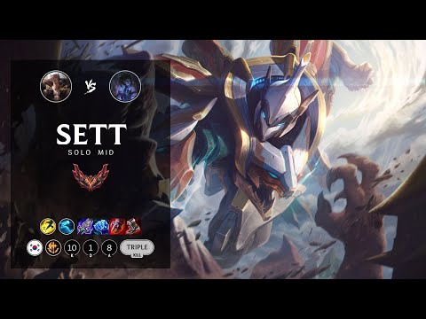 Sett Mid vs Sylas - KR Grandmaster Patch 12.19
