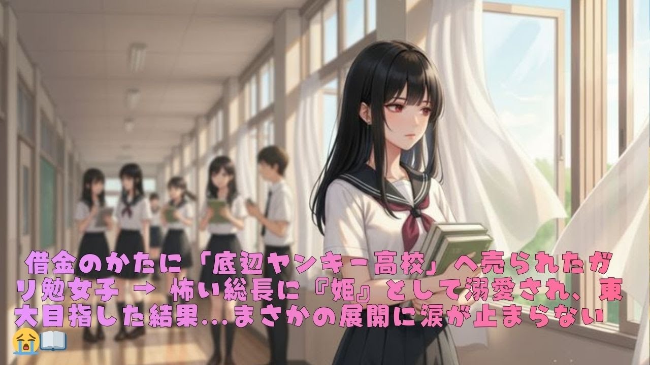 借金のかたに「底辺ヤンキー高校」へ売られたガリ勉女子 → 怖い総長に『姫』として溺愛され、東大目指した結果...まさかの展開に涙が止まらない 😭📖