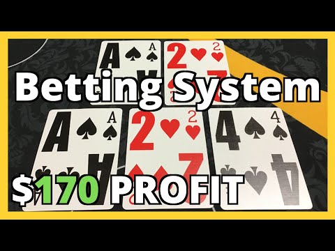 HOW TO WIN $170 With This Blackjack Betting Strategy