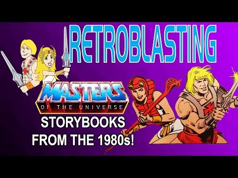 Masters of the Universe 1980s Storybooks! He-Man MOTU RetroBlasting Review