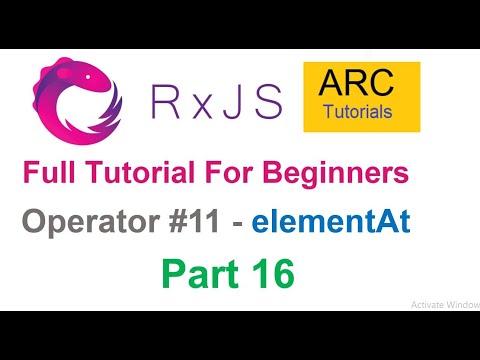 RxJS Tutorial For Beginners #16 - ElementAt Operator Tutorial | Angular RxJS Tutorials