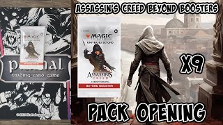 Opening 9 Universes Beyond: Assassin’s Creed MTG Booster Packs from ConnectiCon 2024!