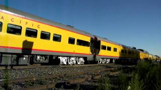 preview picture of video 'Union Pacific 844 in Brighton Colorado 7/23/11 AM'