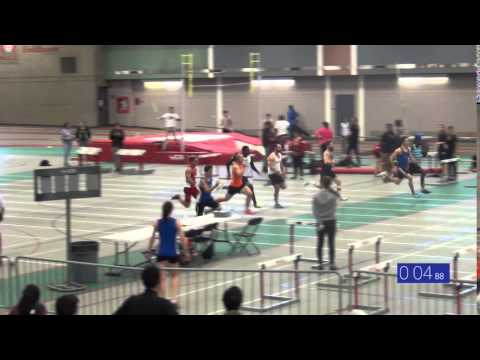 60m H - Qualif 4 - Bérubé - Université McGill Rencontre ouverte MARTLET, Montréal 2015