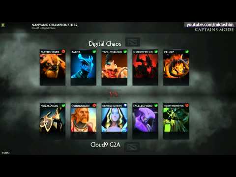 Highlights Cloud9 G2A vs Digital Chaos Game 2- Nanyang Championships