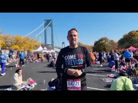 Mayor Mario Conte at the 2025 New York City Marathon