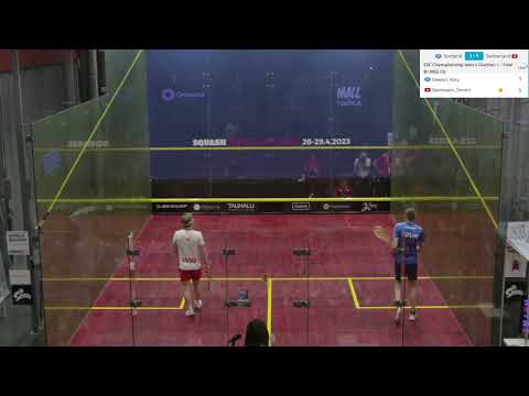 Rory Stewart - Dimitri Steinmann - ESF European Team Squash Championships 2023