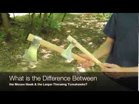 What is the Difference Between Mouse Hawk & Standard Throwing Tomahawks?
