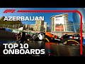 Verstappen And Russell Collide, And The Top 10 Onboards | 2023 Azerbaijan Grand Prix | Qatar Airways