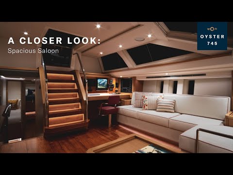 A Closer Look: Oyster 745 Spacious Saloon | Oyster Yachts