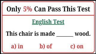 Mixed English Grammar Quiz: Only 5% Can Pass This Grammar Test