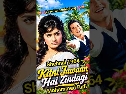Kitni Jawa Hai Zindagi 4K Lyrical video-Shehnai (1964)-Mohammed Rafi-Biswajeet, Rajshree, J.Walker