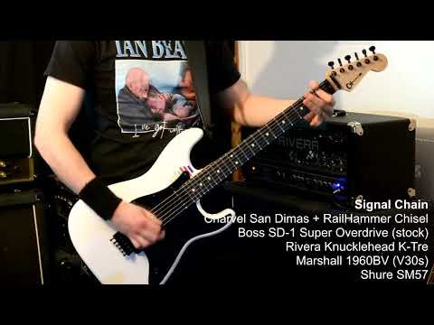 RailHammer Pickups - Chisel bridge humbucker demo