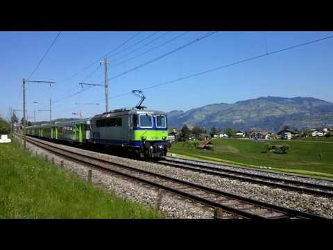 Re 420-502 BLS IN TRANSITO A SPIEZ.(CH) 24 - 4 - 2017
