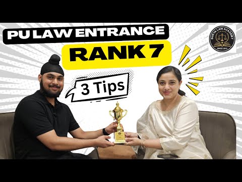 Bhavbhanjanjot shares his journey to AIR 7 in PU Law Entrance 2025