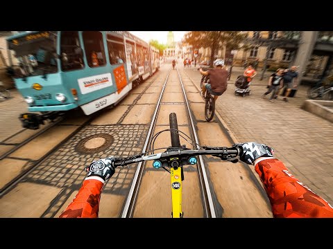 URBAN DOWNHILL MTB Street Tour PLAUEN, GERMANY - Lukas Knopf