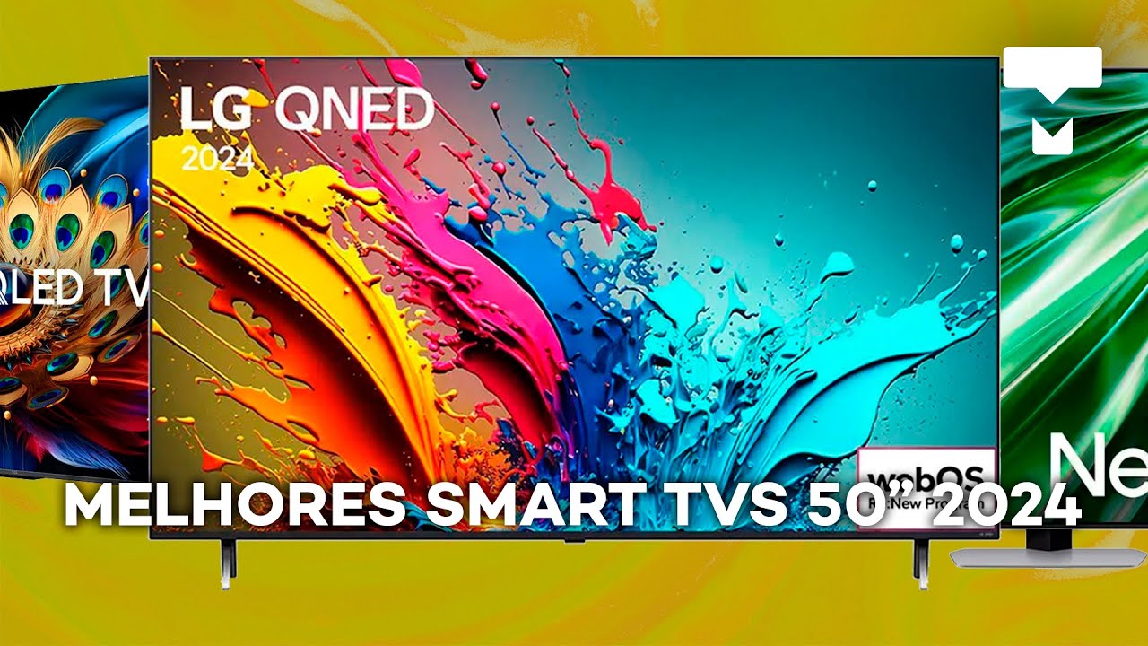 TOP 7 MELHORES SMART TVS 4K 50 POLEGADAS para comprar em 2024