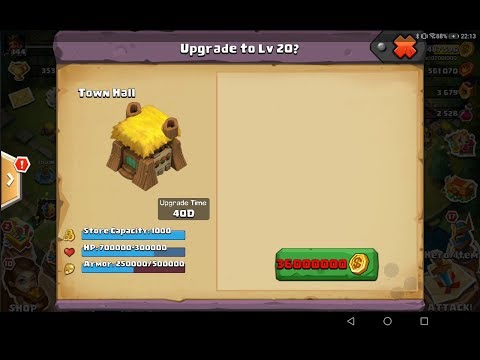 Clash Of Lords 2 Level 20 Town Hall, New Levels On All Buildings!?