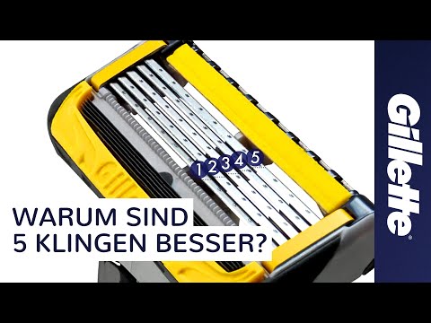 Gillette Fusion ProGlide & ProShield: Warum sind 5 Klingen besser?