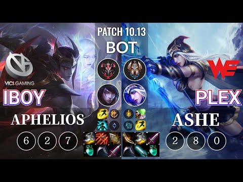 VG iBoy Aphelios vs WE Plex Ashe Bot - KR Patch 10.13