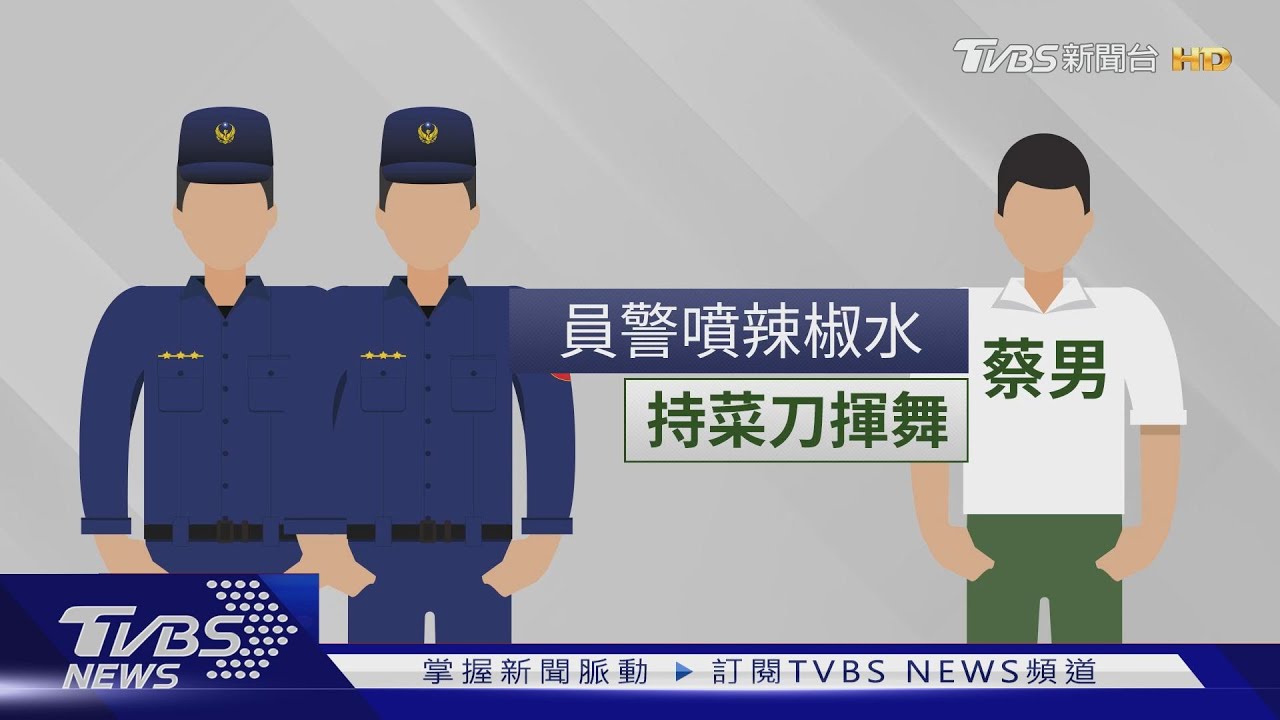拒強制就醫！男揮舞菜刀　劃破男警額頭