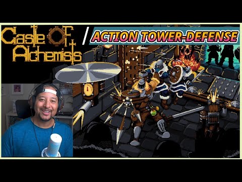Fast-Paced TOWER DEFENSE & ACTION Game(Castle of Alchemists: Prologue)