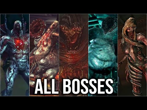 Resident Evil Revelations 1 All Monsters and Boss Fights + Ending