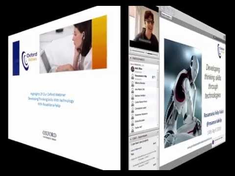 Oxford Webinar: Developing thinking skills through technology with Rosamaria Felip