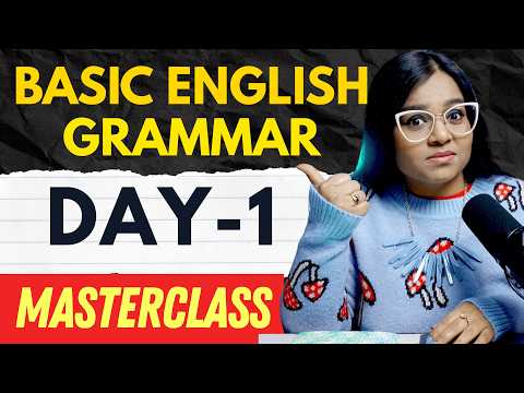 BASIC English GRAMMAR Day-1 | Grammar for beginners