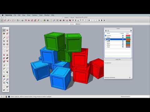 Sketchup Fundamentals 9 1 Layers