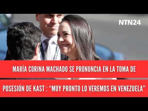 María Corina Machado se pronuncia en la toma de posesión de Kast: 
