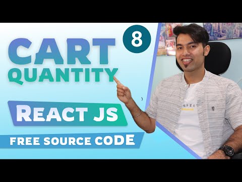  Get Total Items Quantity In Shopping Cart with React JS in Hindi | Part 8