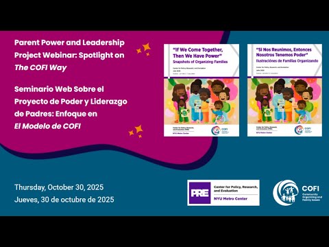 Parent Power and Leadership Project Webinar: Spotlight on "The COFI Way"