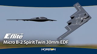 E-flite Micro B-2 Spirit Twin 30mm EDF BNF Basic