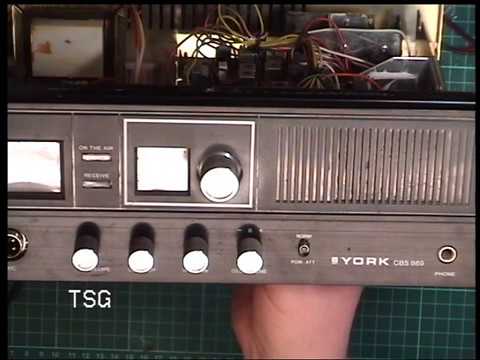 York CBS869 UKCB27/81 CB radio (base) - overhaul & alignment