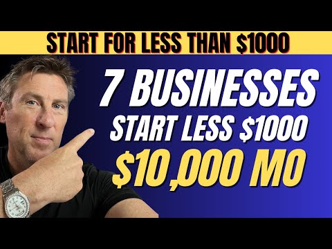 , title : '7 BUSINESS IDEAS you Can STARTUP with $0 to $1000 SUPER COOL!'